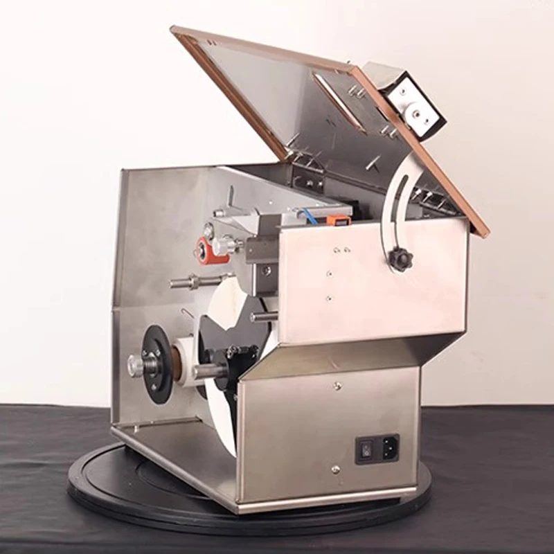 Automatic Right Angle Labeling Machine Sealing Machine Self-adhesive Trademark Transparent Label Box 90° Corner