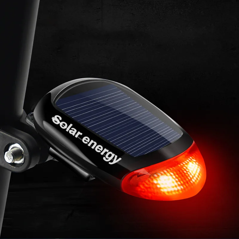 Rower oświetlenie solarne akumulatorowa lampa LED sztyca lampa akcesoria rowerowe rower tylne światło kolarstwo reflektor rowerowy