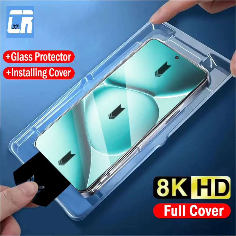 

1-2 шт. маслофобное покрытие, пылезащитная пленка для экрана для Xiaomi Redm Note 15 Pro 5g, закаленное стекло, простая установка, комплект чехлов