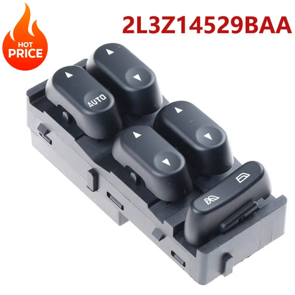 

2L3Z14529BAA Front Left Power Window Control Switch for Ford F150 2002 2003 2L3Z-14529-BAA 4L2Z14529AAA