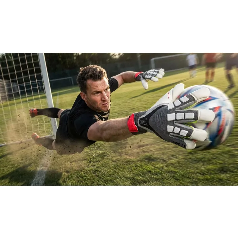 2026 new men's thickened latex gloves, ideal for football training and competitions, professional football goalkeeper gloves