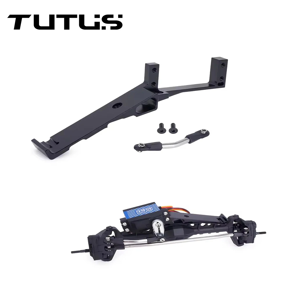 

1/10 Crawler 3-in-1 Performance Upgrade Kit - Aluminum Battery Servo Mount Steering Linkage for Axial Capra