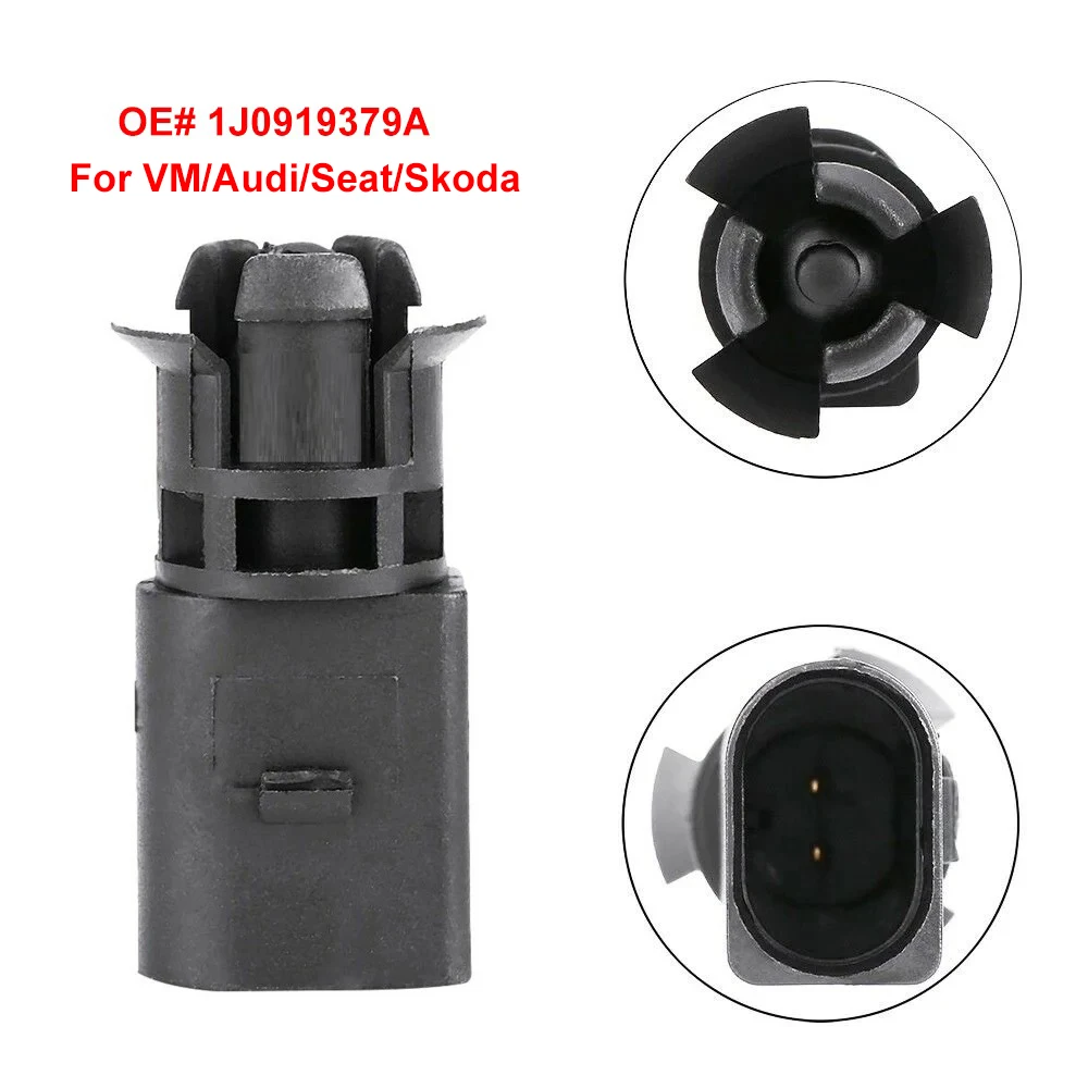 

Outside Ambient Air Temperature Sensor Black 1J0919379A Car Exterior Temp Sensor 2pins Auto Sensor for VW/Audi/Seat/Skoda