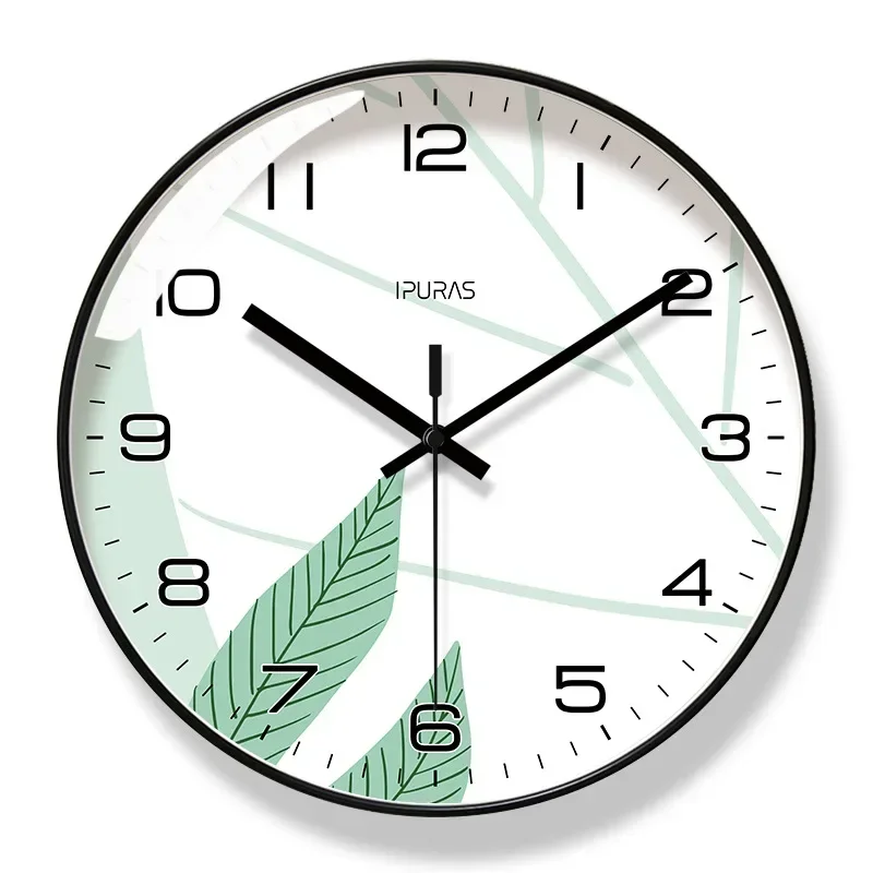 New Wall Clock Modern Design Living Room Wall Decoration Simple Personality Nordic Fashion Home Silent Sweep Second Quartz Clock