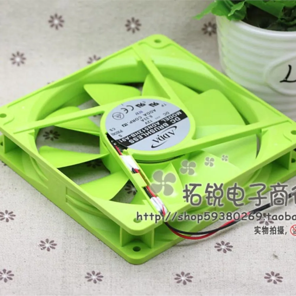 ADDA ADN512HB-A91 냉각 선풍기, 서버용 듀얼 볼, 방열 전자 장치 냉각, 135mm 선풍기, 12V, 0.33A, 135mm, 86.85CFM