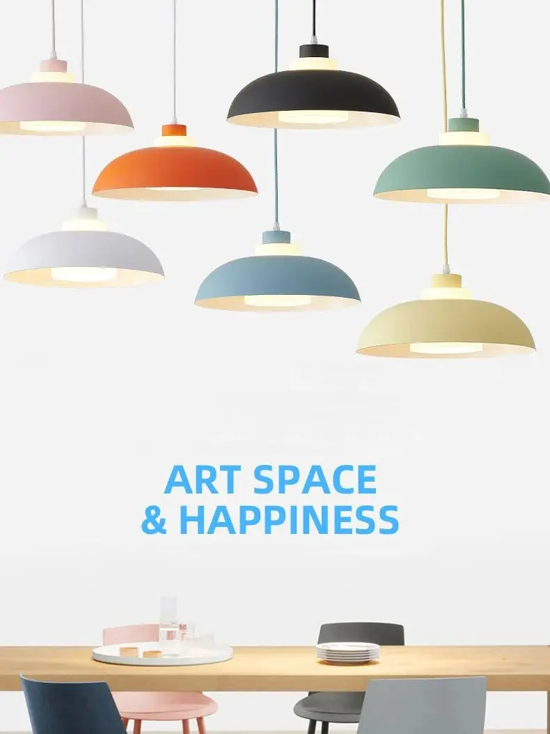 

Nordic Art Pendant Lights Aluminum&Acrylic Lampshade Hanging lamp, Bedside Home Decor, Restaurant Cafe Dining Table Ceiling lamp