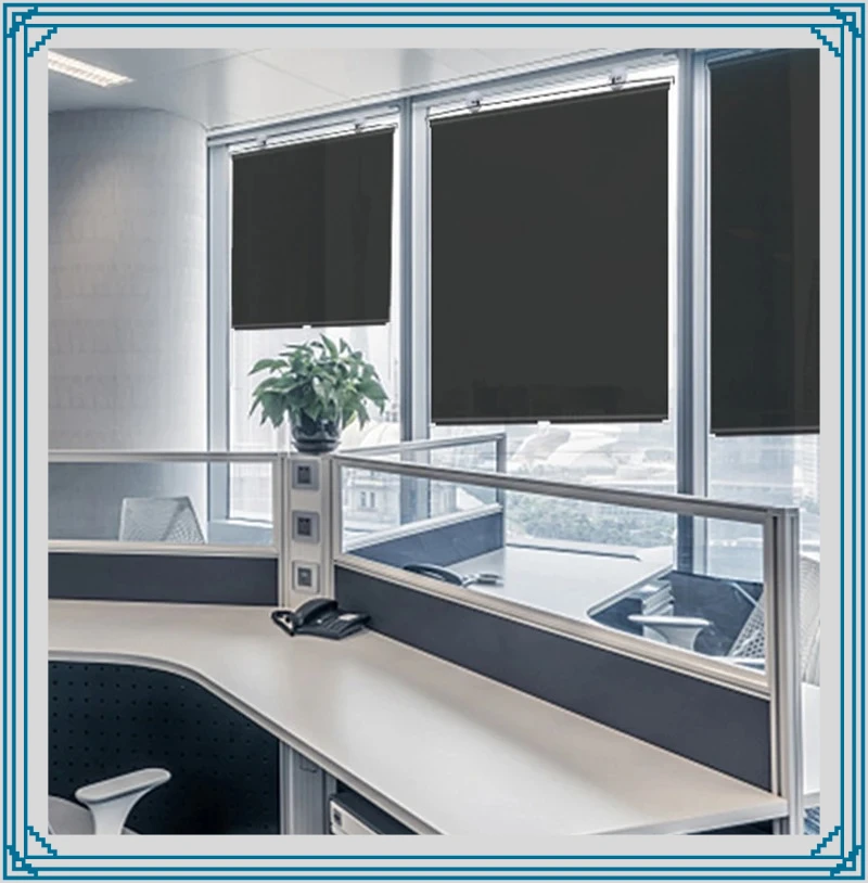 Sunshade Roller Blinds Curtains Blackout Curtain Suction Cup Punch-free Retractable Window for Bedroom Kitchen Roller Curtains