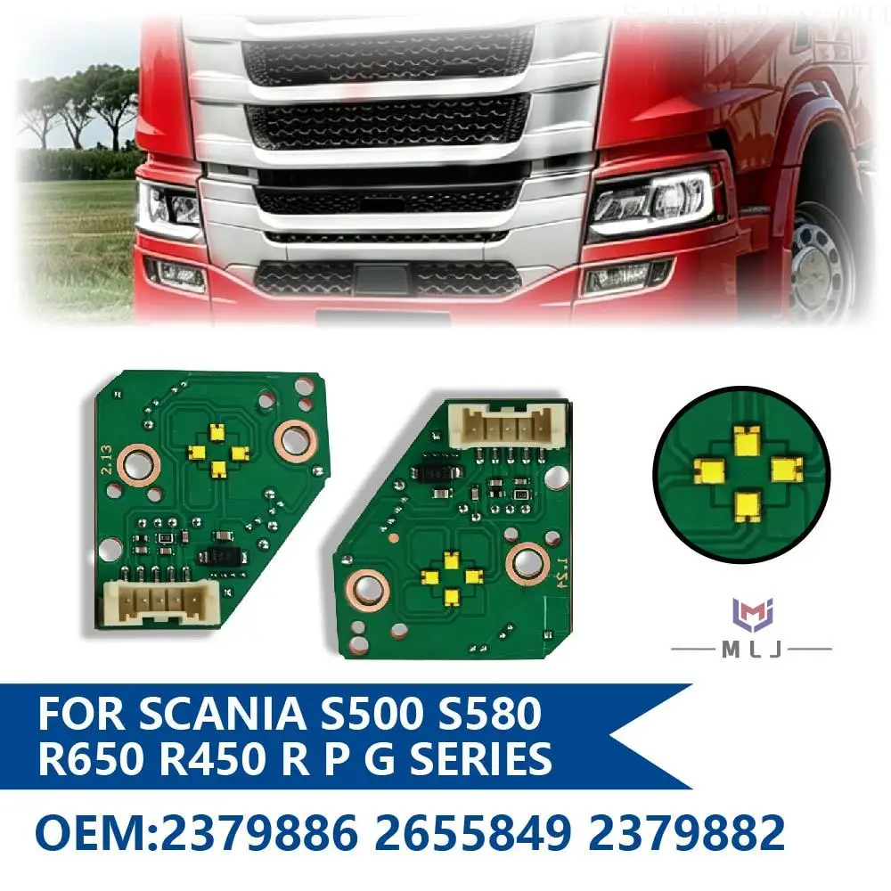 2655849 2379882 2379886 Für Scania LKW S500 S580 R650 R450 R P G Serie Weiße DRL LED-Platine Lichtquelle Chip Auto-Zubehör