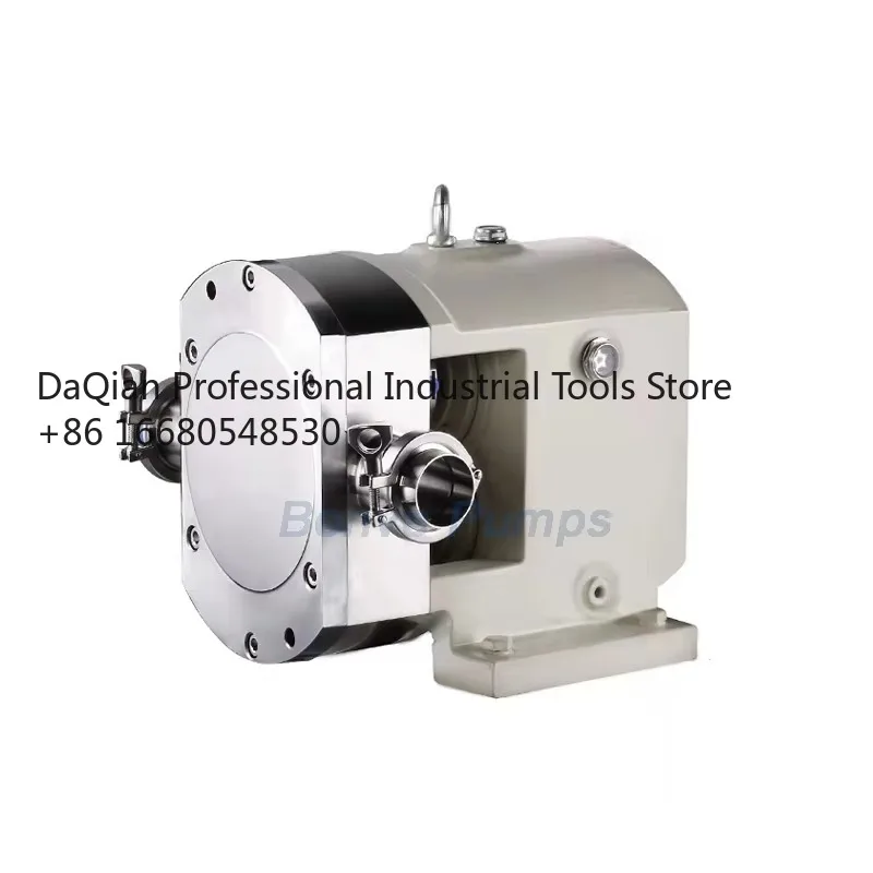 K2sFood Grade Stainless Steel Tri-Clamp Lobe Pump for Yogurt Cream Curd Cheese High Viscosity Liquid Transfer Pump