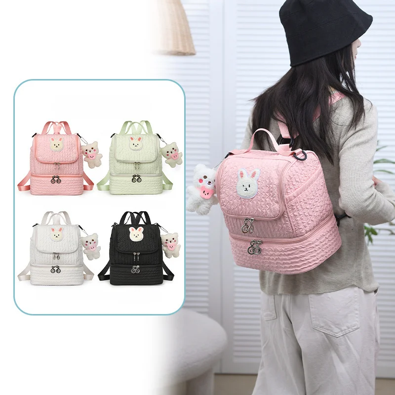 Thermal Insulation Backpack Milk Bag Large Capacity Multifunctional Mother and Baby Bag Single Shoulder Crossbody Bag