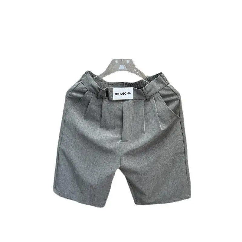 Men Wear Summer Thin Loose Casual Black Trendy Five-point Slim Short Trousers