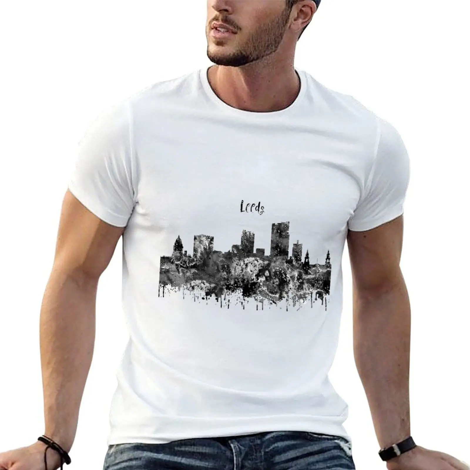 Leeds T-Shirt t shirts for man graphic funny man t shirt cotton man t shirts for men casual T-shirt