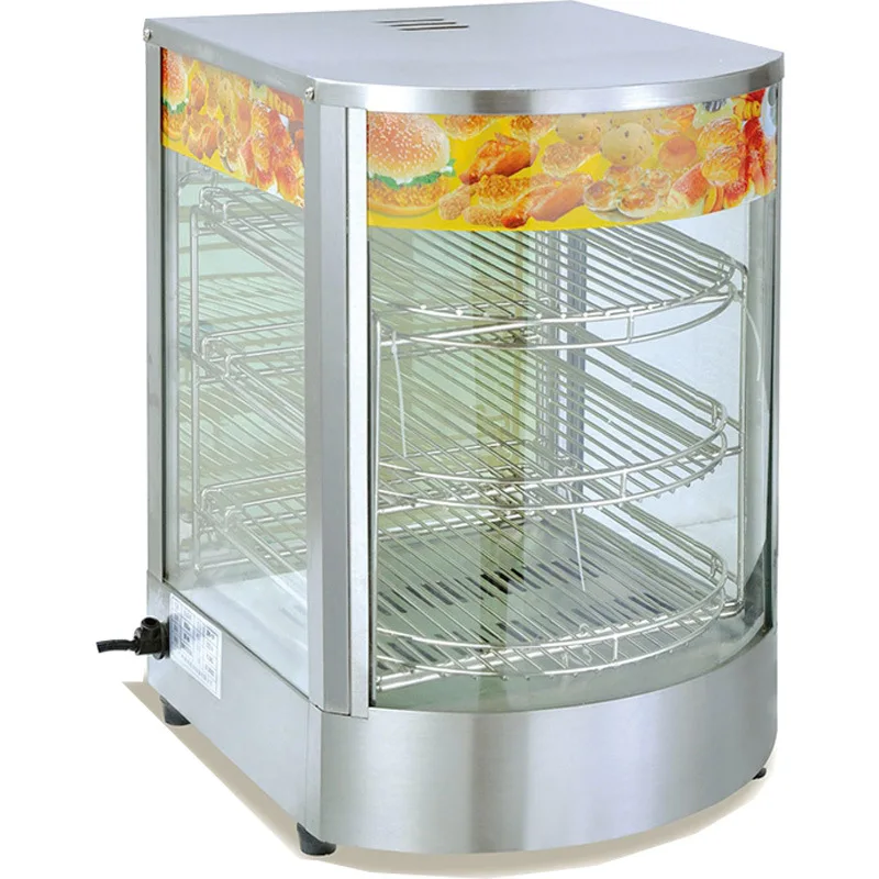 LH thermal insulation cabinet egg tart incubator small bread display cabinet desktop food heating display cabinet
