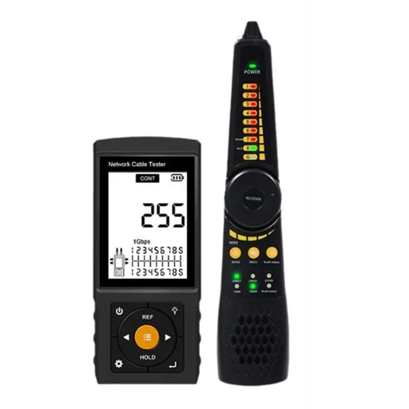 

Тестер сетевых кабелей LT-200 RJ45/RJ11, трассировщик и детектор целостности линии связи, инструмент для поиска сетевых кабелей