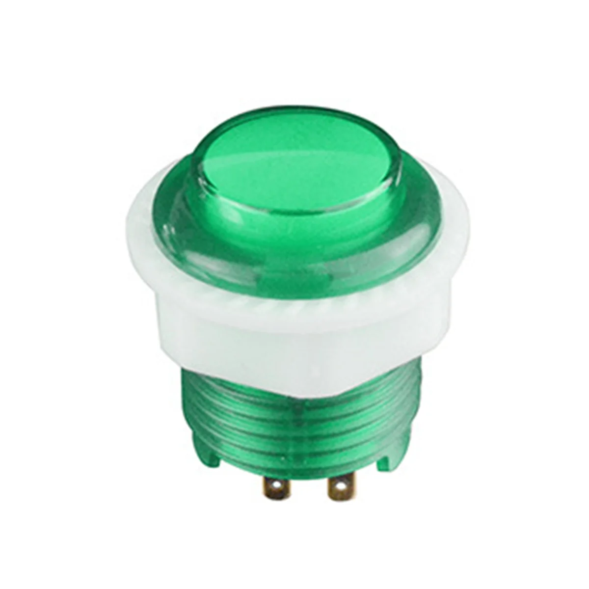 Quality ABS Game Machine Push Button Switch with Light Illuminate 24mm Arcade Game Console Button with 4 Terminal B