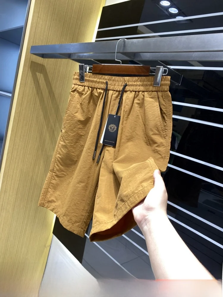 Lightweight Outdoor Men's Sporty Comfortable Breathable Quick Dry Short Pants Elastic Waist Casual Versatile Summer Shorts