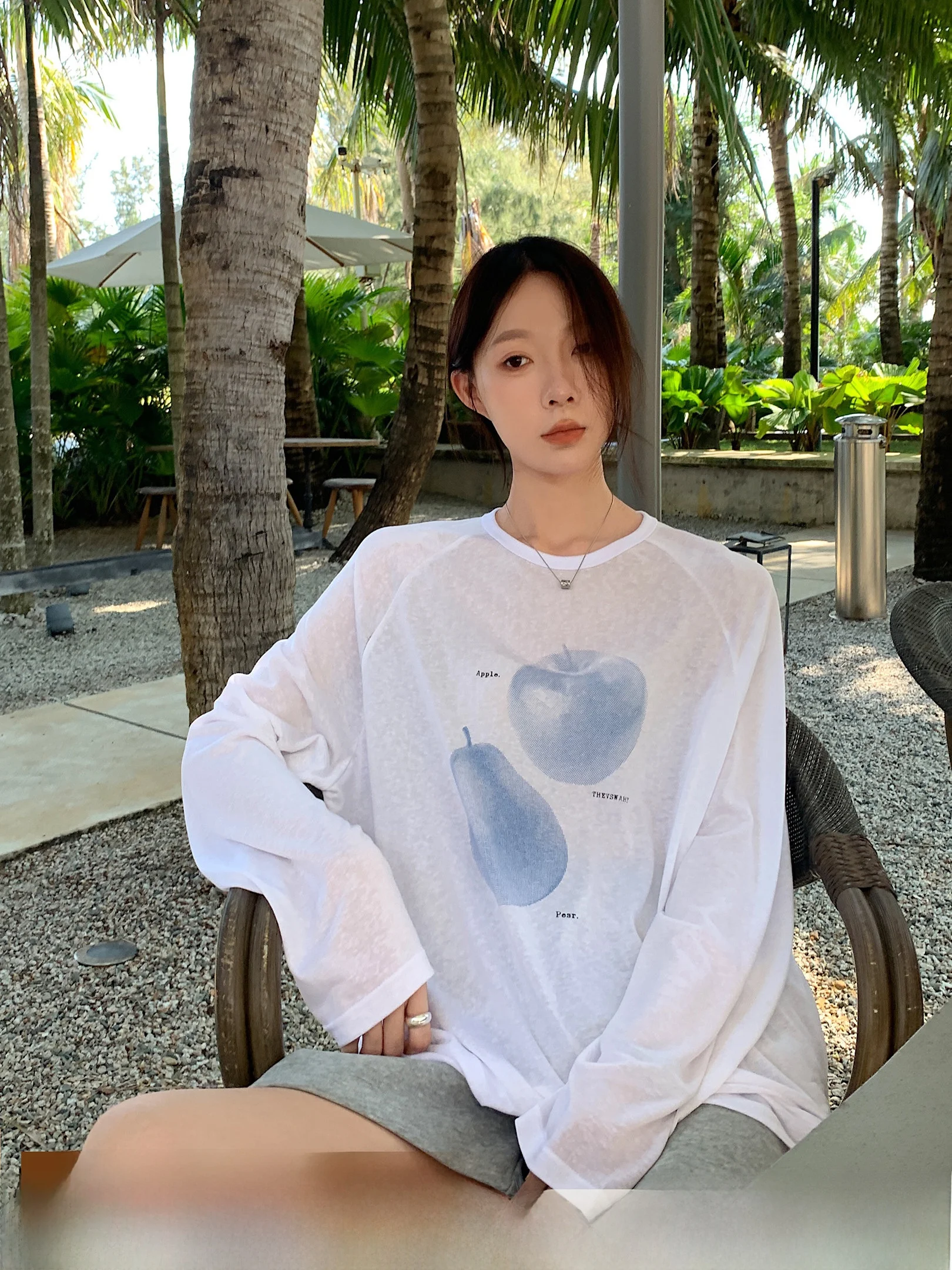 

Легкая и прохладная женская футболка из вискозы для защиты от солнца VS What Pear Ideal – идеальное решение для защиты от УФ-лучей