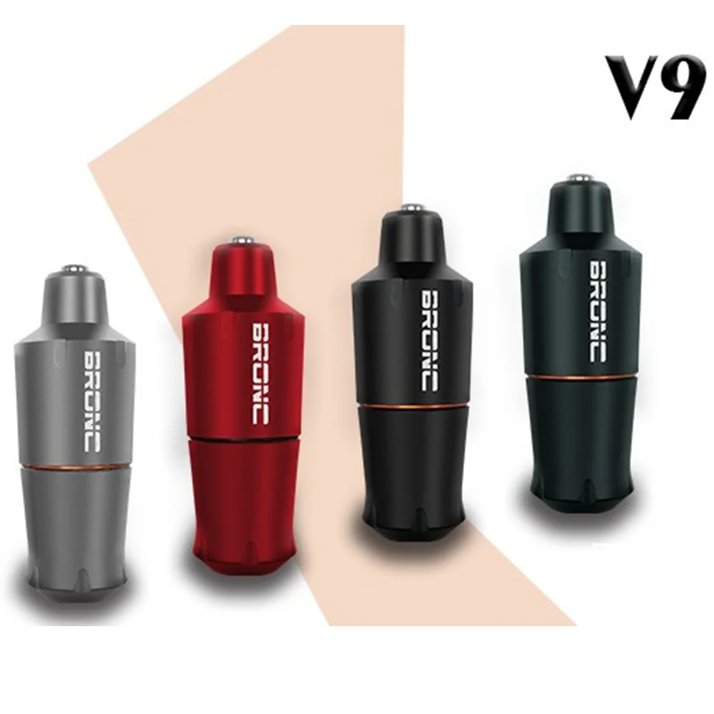 

Новая короткая ручка для татуировки Bronc V9 со швейцарским двигателем, ход 3,5 мм для тела профессионального татуировщика