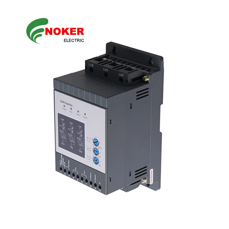 Noker New Type 220v 380v 480v 0.4kw~500kw 5hp Motor Soft Starter With Bypass Built In