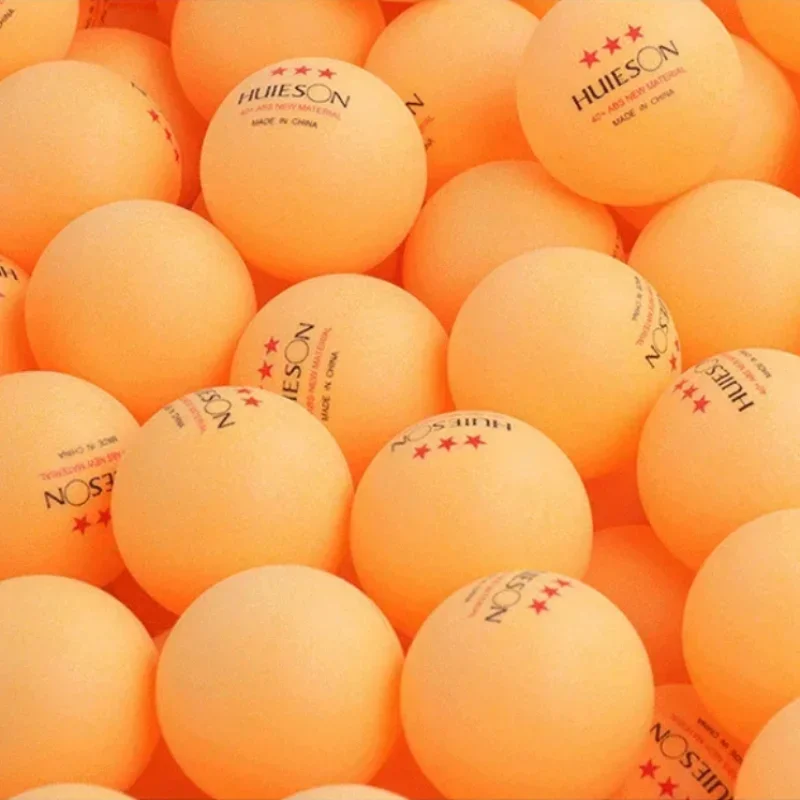 Huieson Table Tennis Balls 3 Star 40mm 2.8g Ping Pong Balls 20/50/100pcs for Match New Material ABS Plastic Table Training Balls