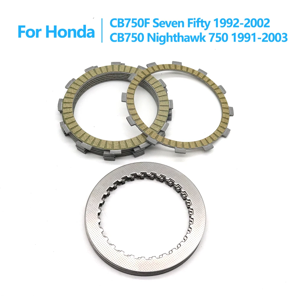 

Для HONDA CB750F Seven Fifty 1992-2002 CB750 Nighthawk 750, аксессуары для мотоциклов, комплекты фрикционных дисков сцепления
