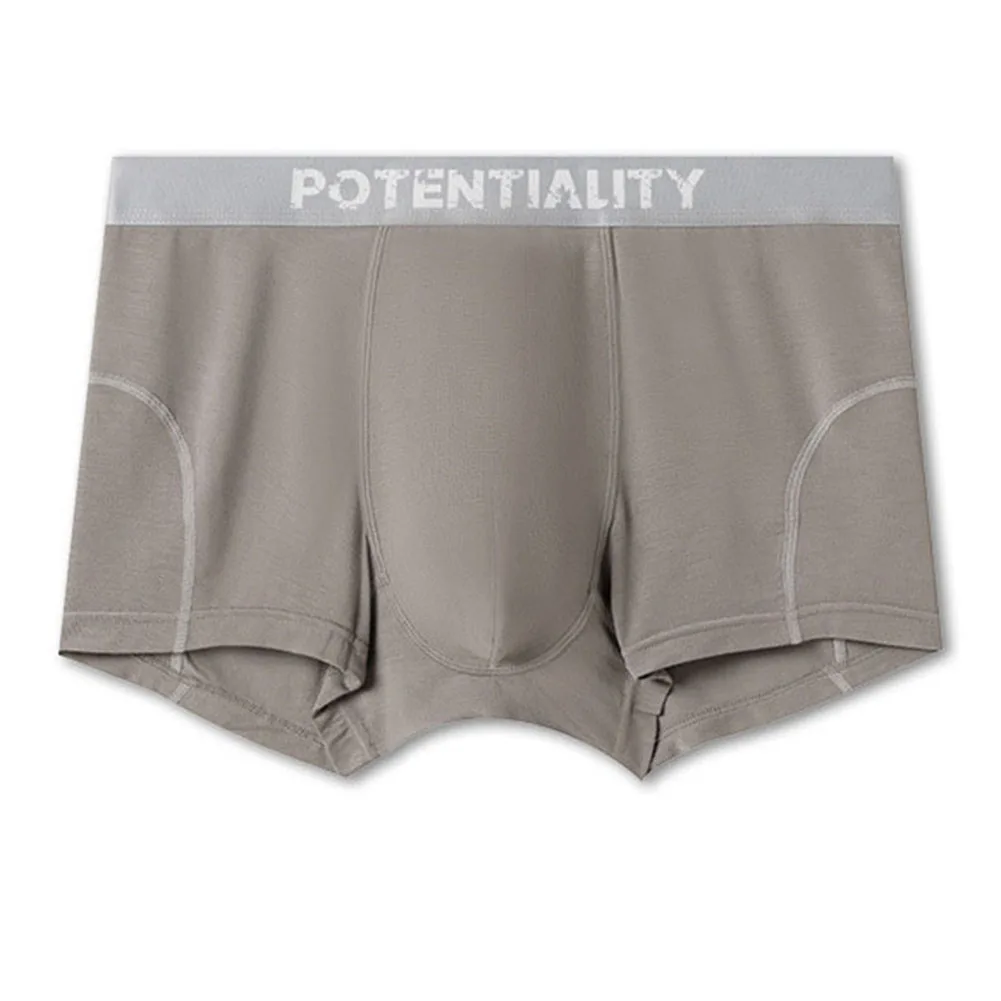 Men's Breathable Soft Boxer Shorts Featuring High Elastic Fabric Youth Comfortable Underwear Trunks Perfect for Home Apparel