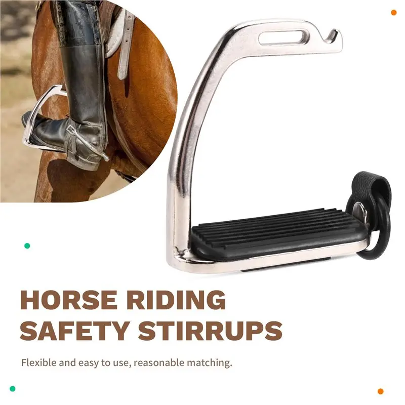 l71a-durable-steel-anti-slip-stirrups-for-horse-riding-for-english-saddle-lightweight-metal-design-for-adults-safety