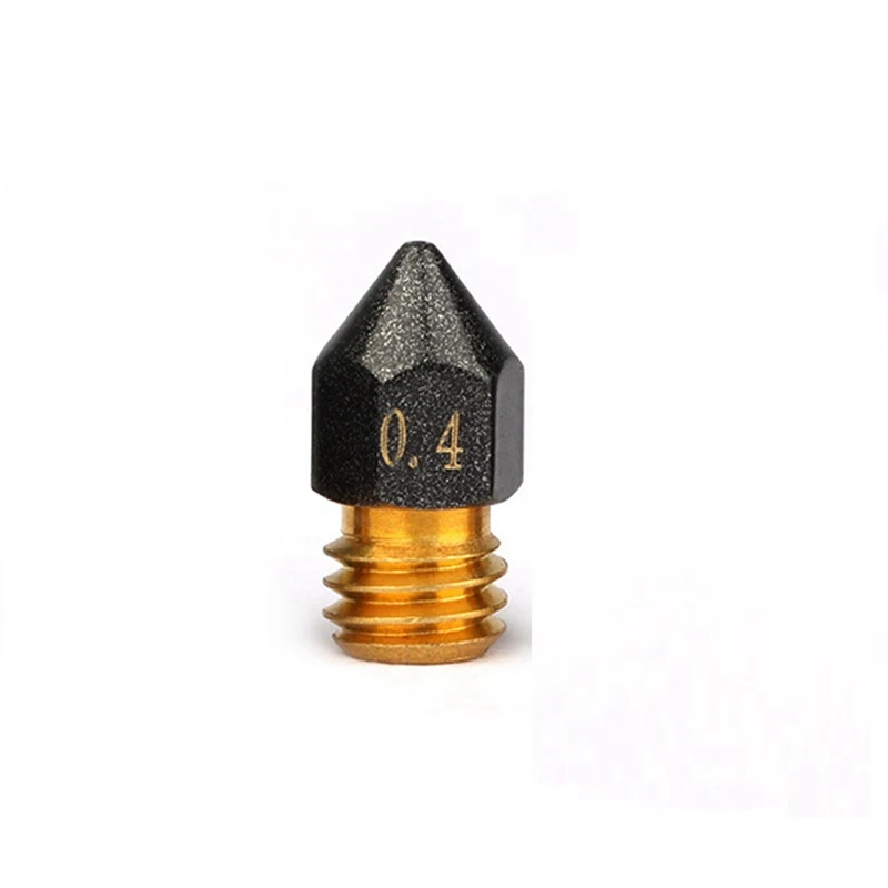 ABNM 5Pcs MK8 PTFE 코팅 노즐 M6 스레드 황동 노즐 CR10 CR10S Ender-3 3D 프린터 노즐 1.75Mm 필라멘트