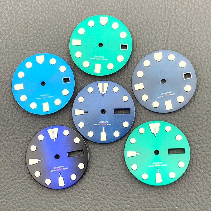 

Luminous Dial Mod NH35 Watch Dial Fits for 4R 7S NH34 NH35 NH36 Japan Automatic Movement Crown at 3.0 / 4.1 /3.8 o'clock