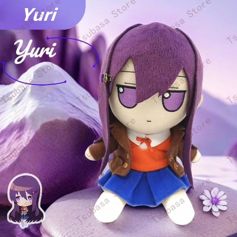 Doki Doki Club de Literatura DDLC Yuri disfraz Cosplay Prop Anime lindo 20cm de altura mascota de dibujos animados