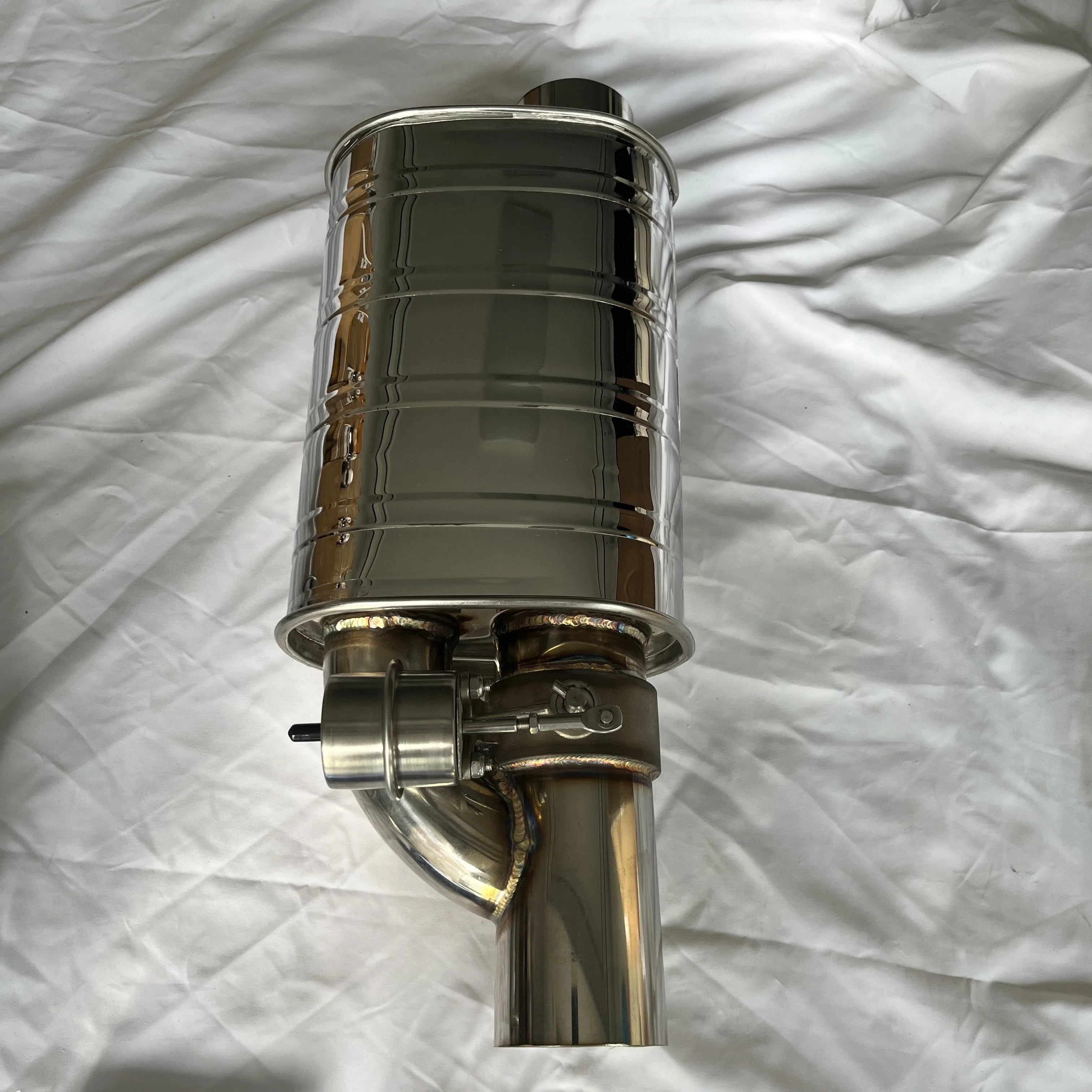 Universal type vacuum exhaust valve muffler, 51/63/76MM Vacuum controller dual remote control left and right air pump