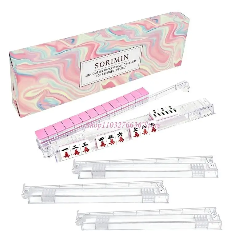r6fd-4pieces-high-mahjong-racks-with-ergonomic-pusher-and-slip-resistant-bottom-for-mahjong-game-beginner-friendly