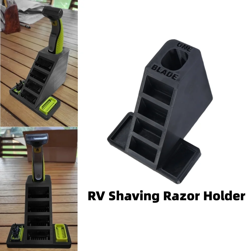 1PCS Shaving Razor Holder Bathroom Storage Storage Shelf Camping Caravan Motorhome Accessories For Philips Minimalist Razor