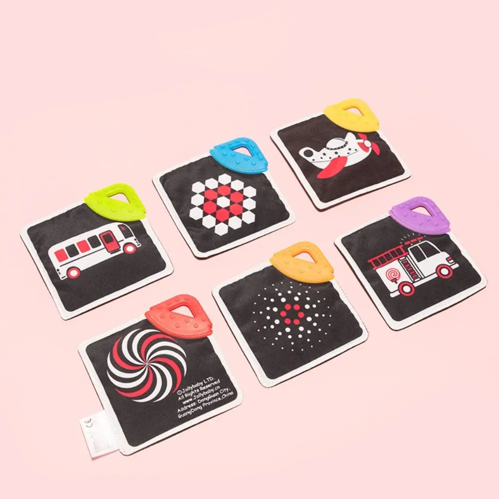 Lustiges Stoffbuch für Babys, weiches Stoffbuch, reißfest, Montessori-3D-Baby-Stoffbuch, sensorisches, waschbares Crinkle-Buch für Kleinkinder