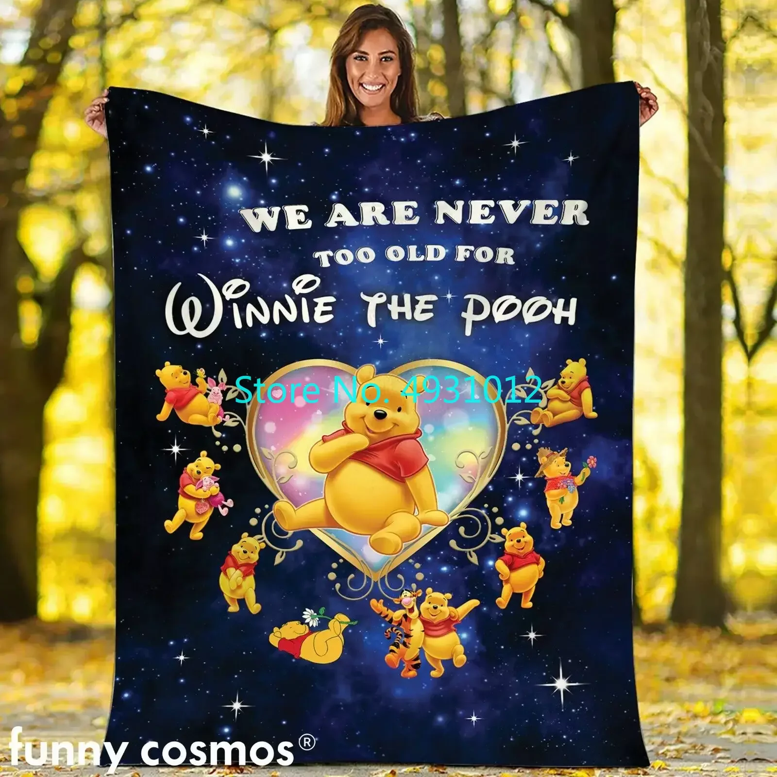 Mickey Minnie Donald Goofy Lion King Winnie Pooh Eeyore Blanket Flannel Lamb Sherpa Blankets Baby Kids Gift Throw Sofa Bedroom