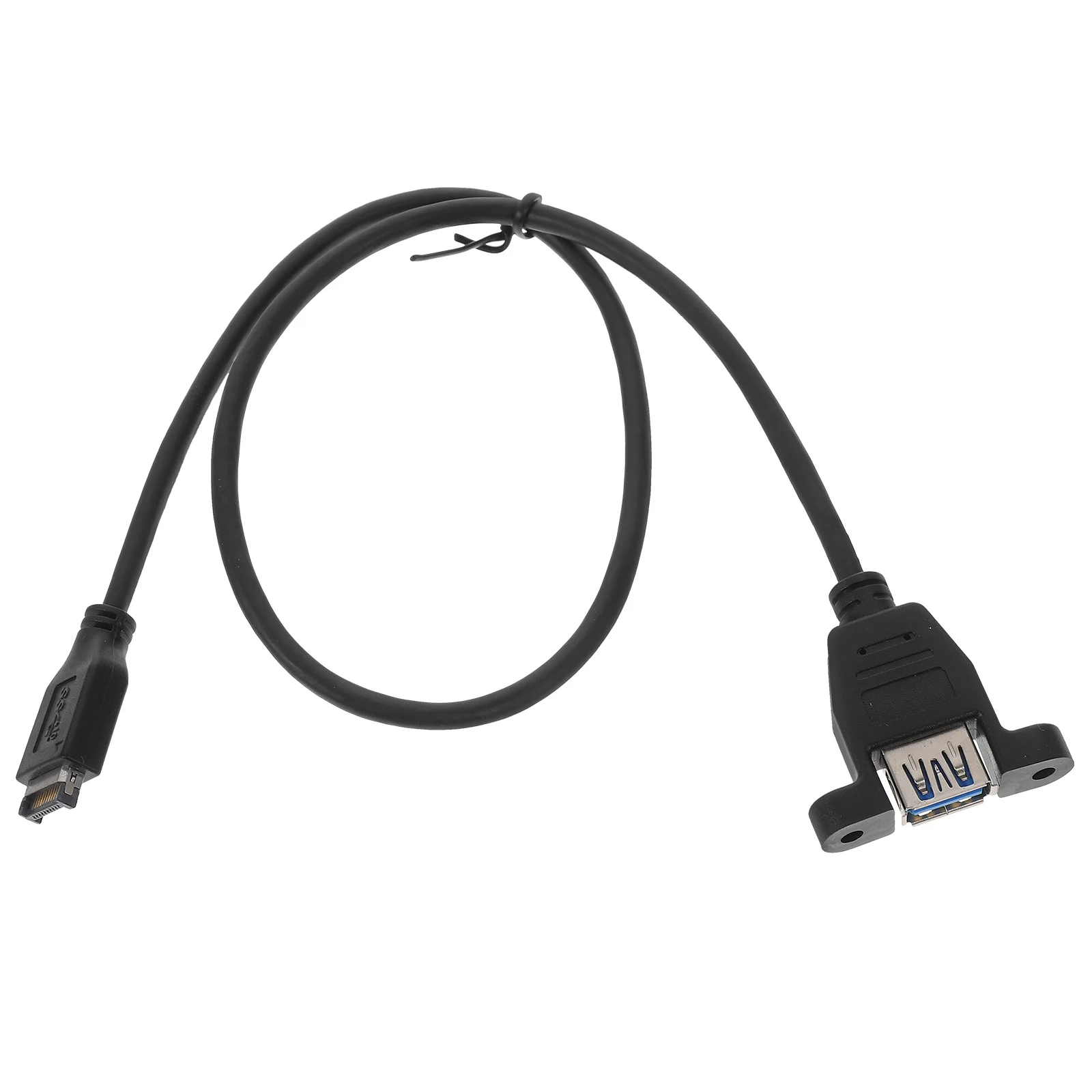 

Usb 0.5M To Usb A 3.0 Male Adapter Panel Mount Extension Cable For Computer Internal External Connector Computer Part