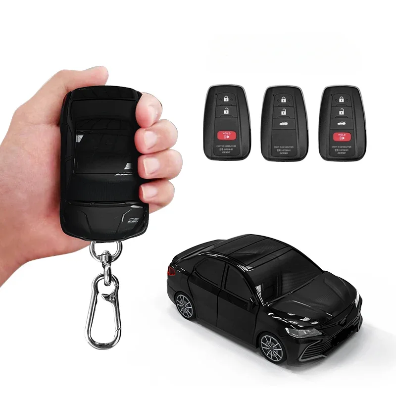 Car Shape Model Car Key Fob Case Cover Suit For TOYOTA CAMRY Model Key Plastic Fob Cover Case