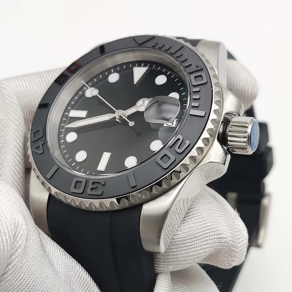 Men\'s Waterproof NH35 Automatic Mechanical Men\'s Watch Luminous Sterile Dial Men\'s Watch Sapphire