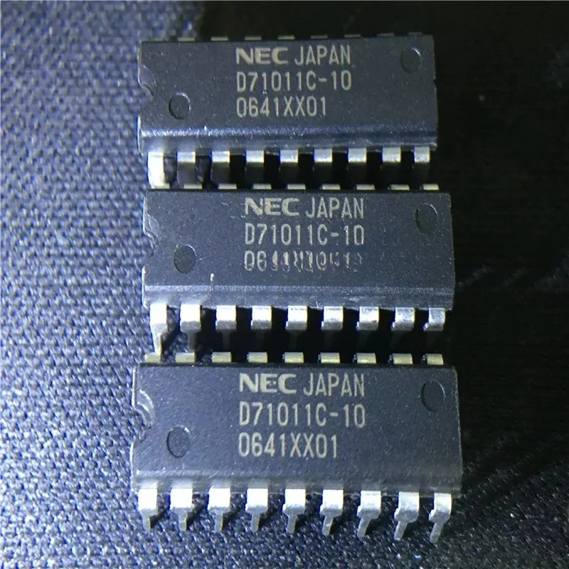 10pcs UPD71011C-10 D71011C-10 NEC DIP-18 can be shot directly and sampled
