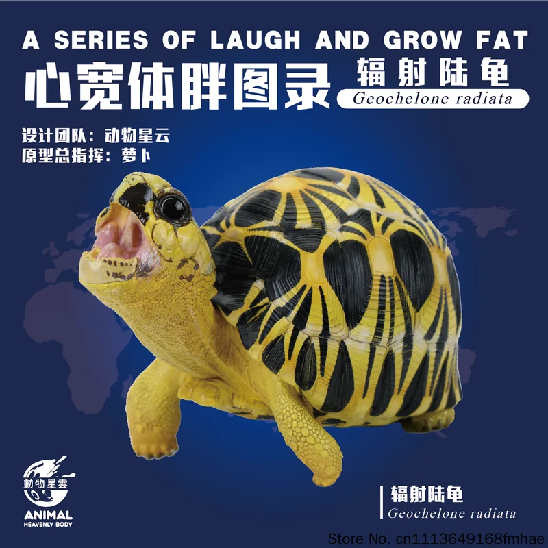 

Animal Heavenly Body Radiated Tortoise Figure High Simulation Open Mouth Resin Model Home Office Decor Collectible Statue Gift