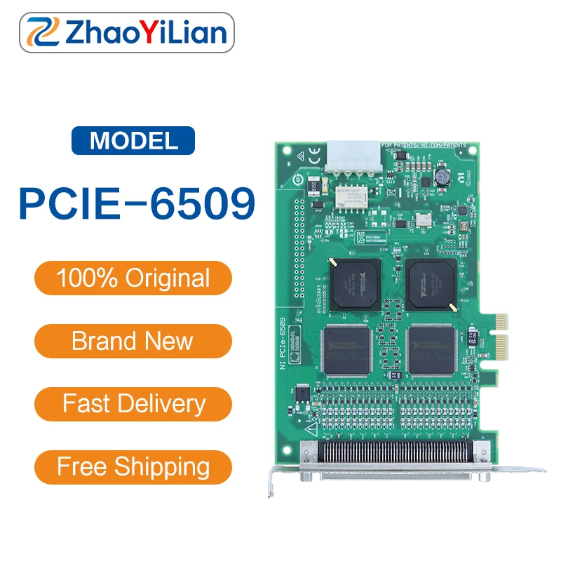 For Original PCIe-6509 PCI Express Digital Acquisition Card TTL CMOS Signal SSR Relay Test Equipment