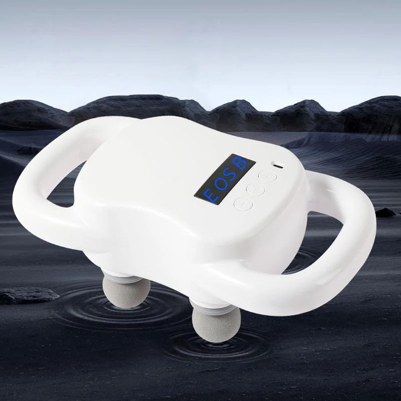 Smart Library Hot Sale 4-Head Multifunctional Mini Massage Portable Body Back Deep Tissue Muscle Massager For Neck And Waist