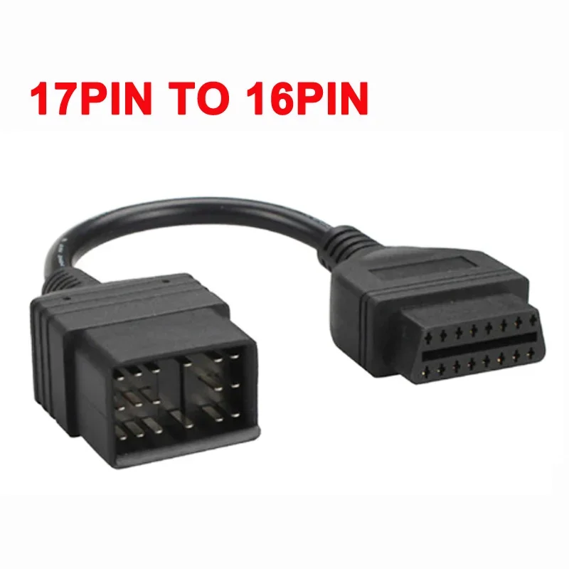 Car OBD II Cable For Toyota 17Pin & 22Pin Male to 16Pin OBD 2 Female Diagnostic Connector For Toyota 17 Pin 22 Pin OBDII Adapter