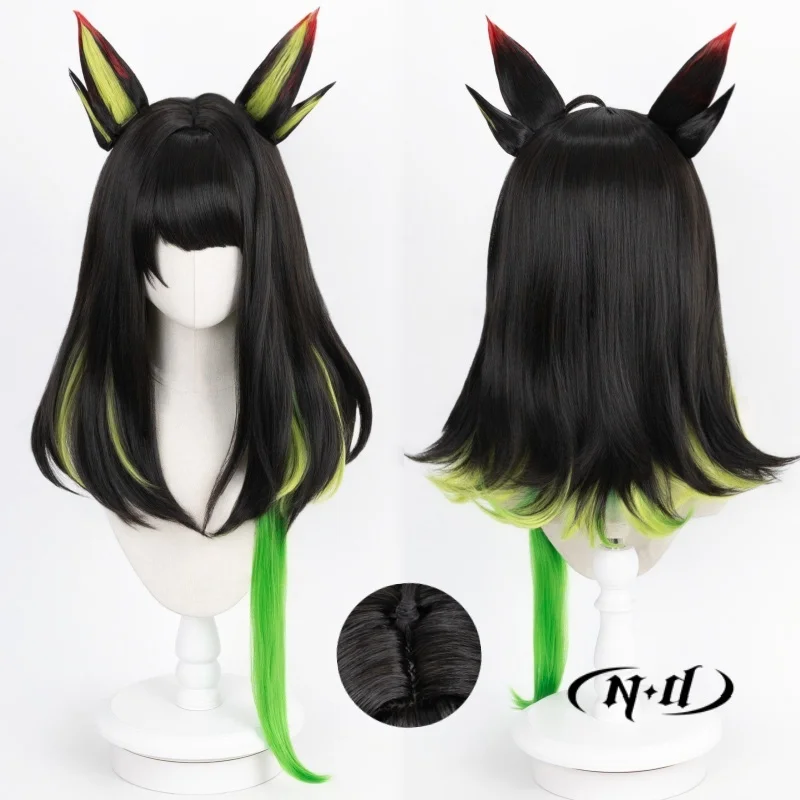 

ND Mon3tr Cosplay Wigs Hairpiece Arknights Cosplay Hair Wigs for Comic Con Coser Costume Theme Party Heat Resistant Synthetic
