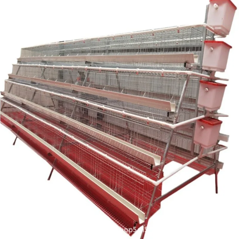 

A-type laying hens cage chicken nest hot-dip galvanized stepped laying hens cage chicken equipment