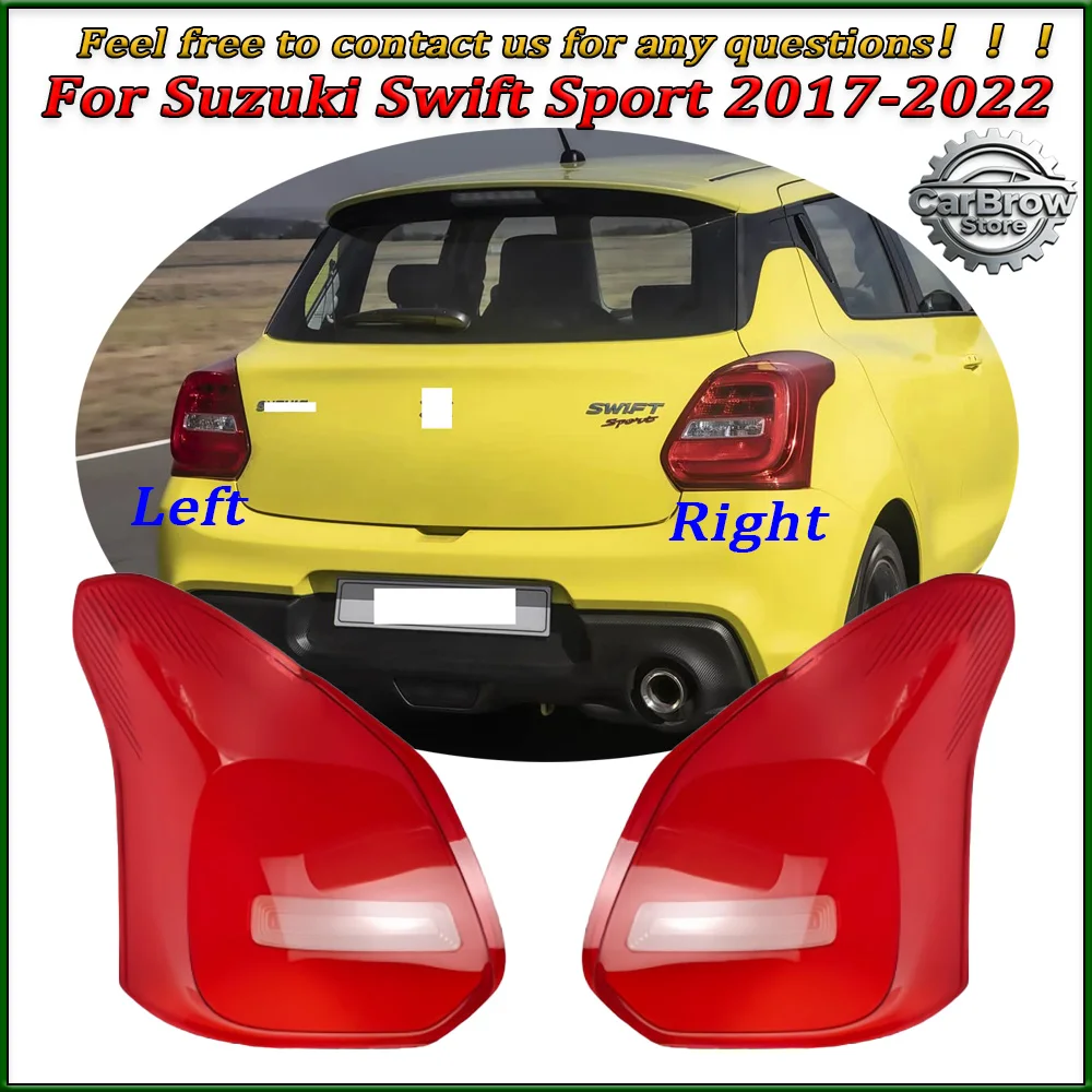

For Suzuki Swift Sport 2017 to 2022 Taillight Shell Rear Signal Parking Lights Cover Replace Original Lampshade