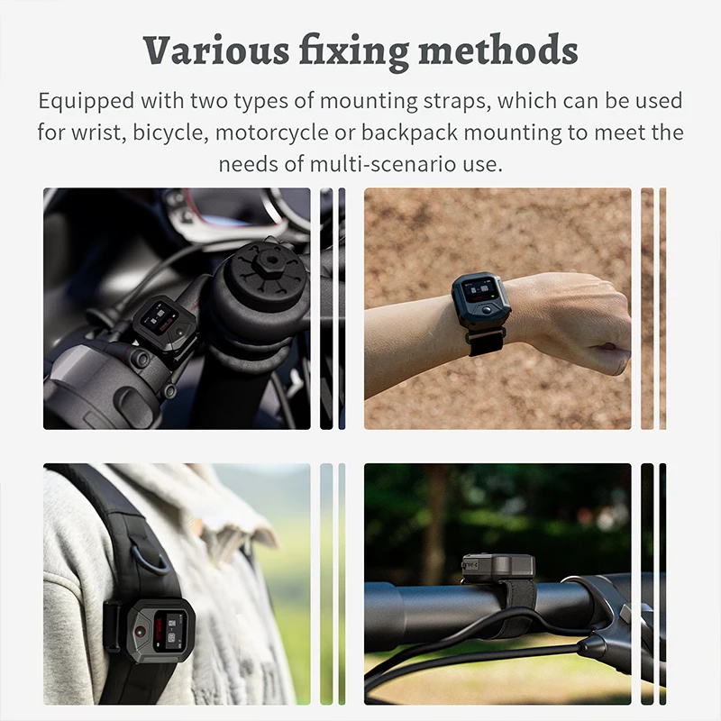 GPS Bluetooth Remote Controller For Insta360 X4/3/2/ACE/Ace Pro 2/Go3/Go3S Camera Wireless Remote Control Wrist Watch Accessory