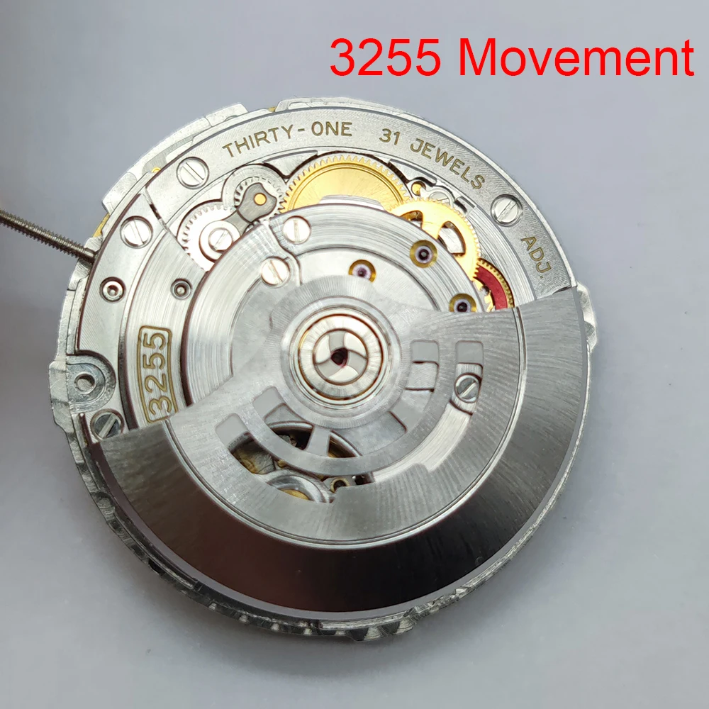 

Shanghai 3255 Automatic Movement Hight Quality 31 jewels Watch Mechanism Replacement Movement Dual Calendar Date at 3 O'clock