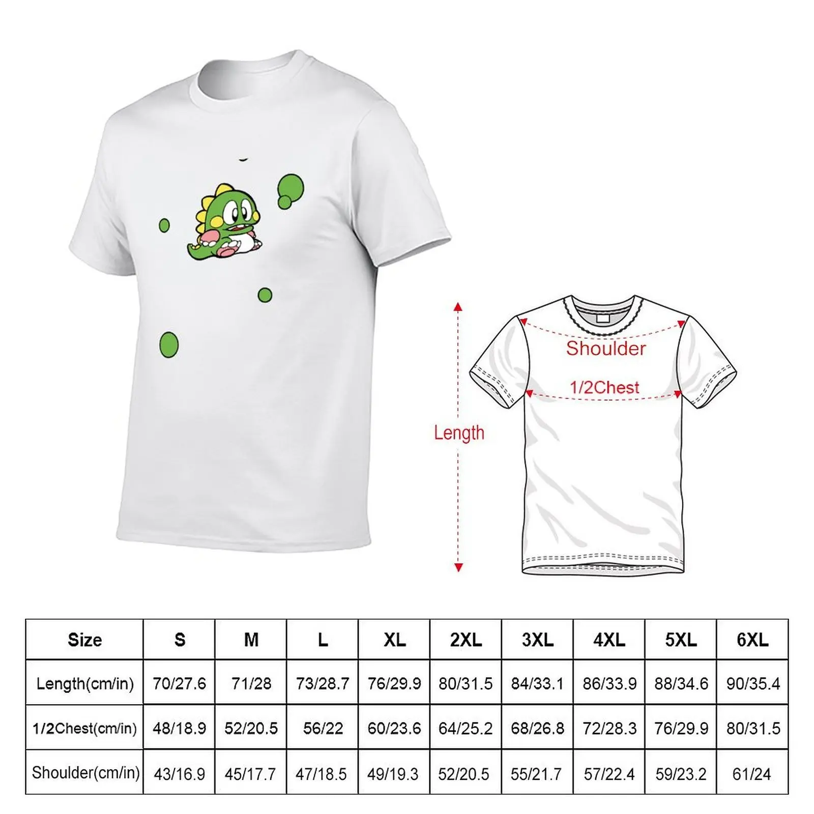 Matching 2 player - 1UP Bub T-Shirt man t shirt heavy cotton essential t shirt T-Shirt