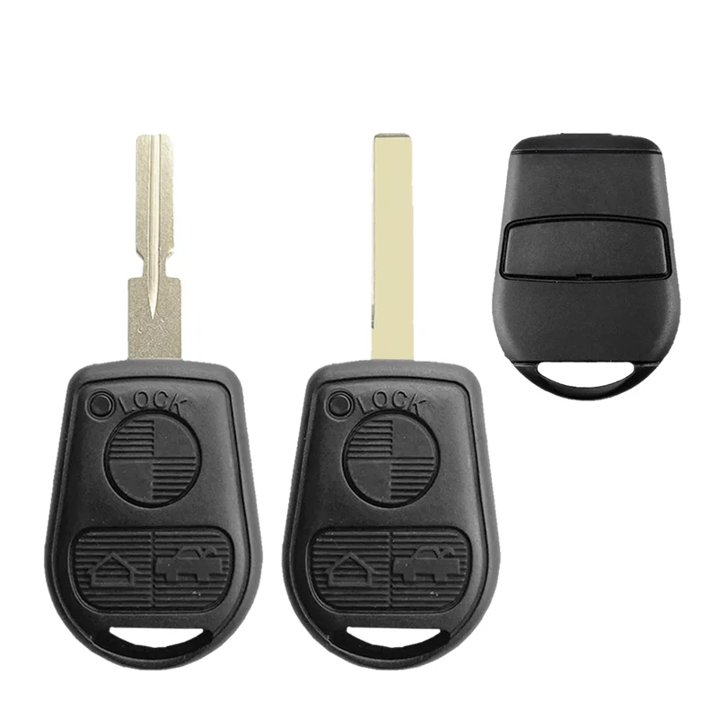 

YAYUN 3 Button Remote Key Shell Fit Case Fob 3 BTN Uncut Key Fob Case AKBMS220 For BMW E31 E32 E34 E36 E38 E39 E46 Z3 Z4